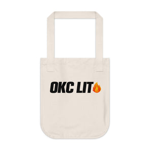 OKC Lit Organic Canvas Tote Bag (Oklahoma City)
