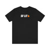 SF Lit (San Francisco) Black T-Shirt