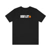 100 Lit Black T-Shirt
