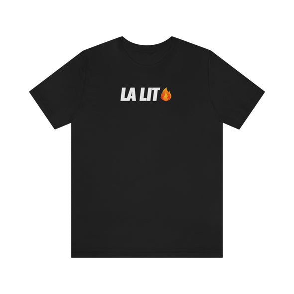 LA Lit (Los Angeles) Black T-Shirt
