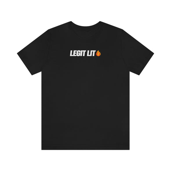 LEGIT Lit Black T-Shirt