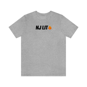 NJ Lit (New Jersey) Grey T-Shirt