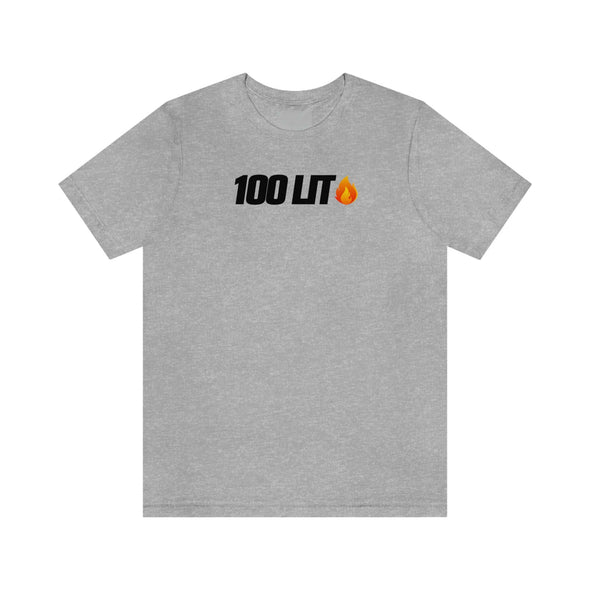 100 Lit Grey T-Shirt