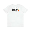 100 Lit White T-Shirt