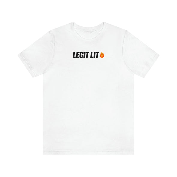 LEGIT Lit White T-Shirt
