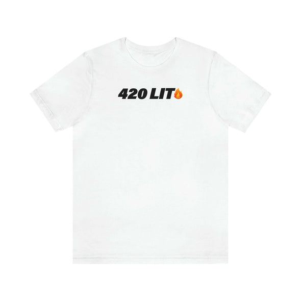 420 Lit White T-Shirt