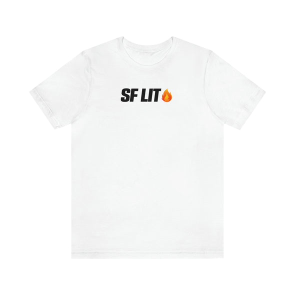 SF Lit (San Francisco) White T-Shirt