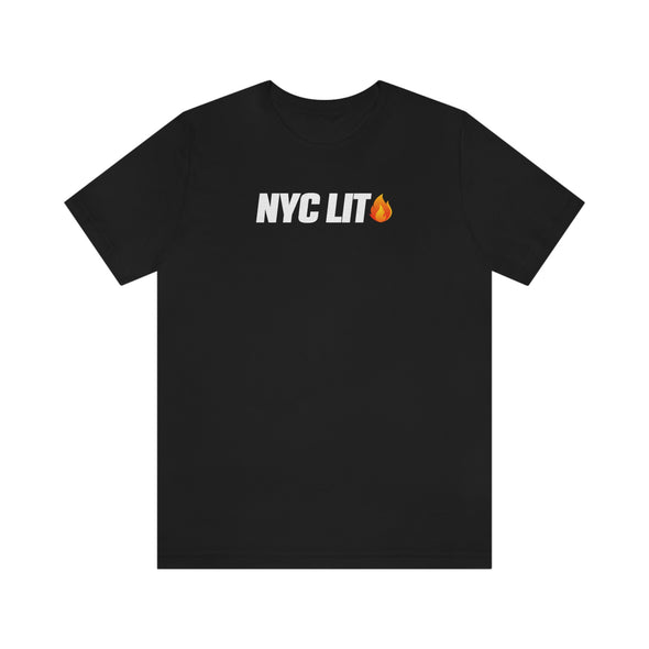 NYC Lit (New York City) Black T-Shirt