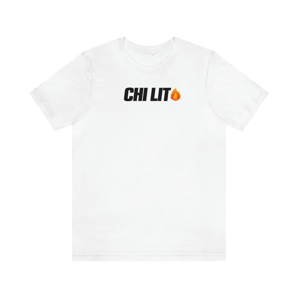 CHI Lit (Chicago) White T-Shirt